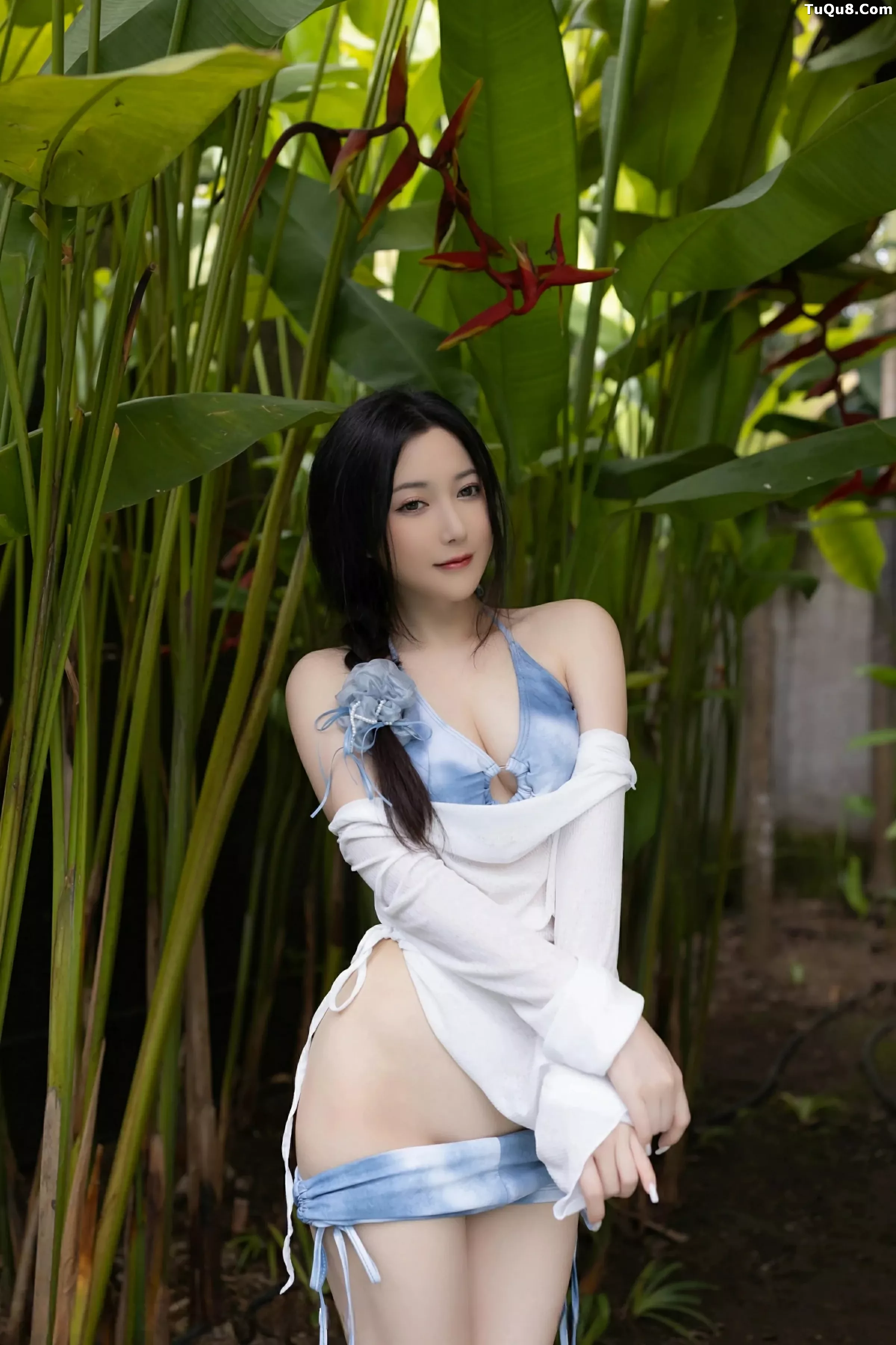 秀人集.com_[XiuRen秀人网]No.10377_模特鱼子酱Fish白色轻透服饰露蓝色比基尼秀曼妙身姿诱惑写真80P