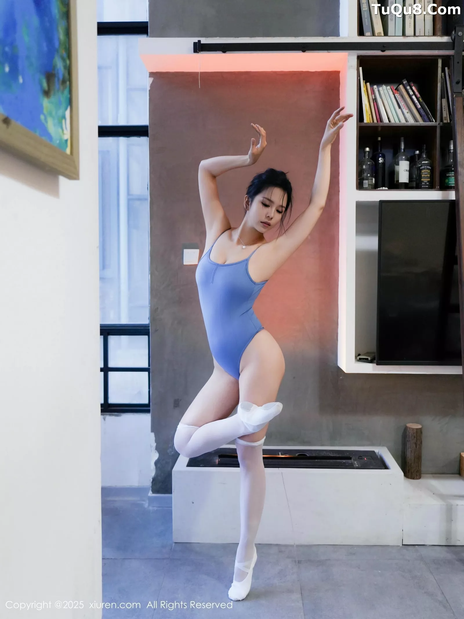 秀人集.com_[XiuRen秀人网]No.10327_模特玫瑰我爱你性感蓝色瑜伽服配白丝袜紧身秀凹凸身材诱惑写真80P