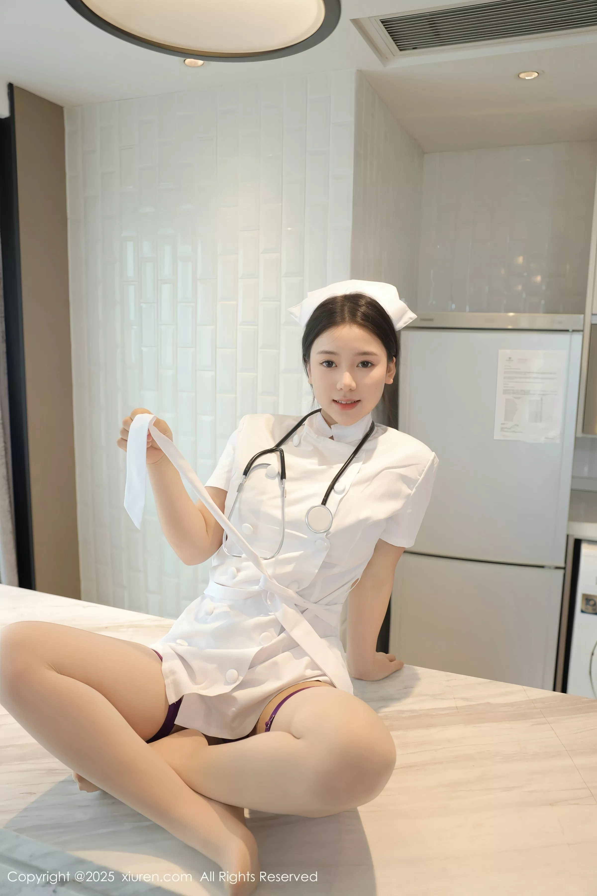 秀人集.com_[XiuRen秀人网]No.10465_模特林嘉馨性感白色护士制服露紫色情趣内衣秀丰腴身材诱惑写真80P