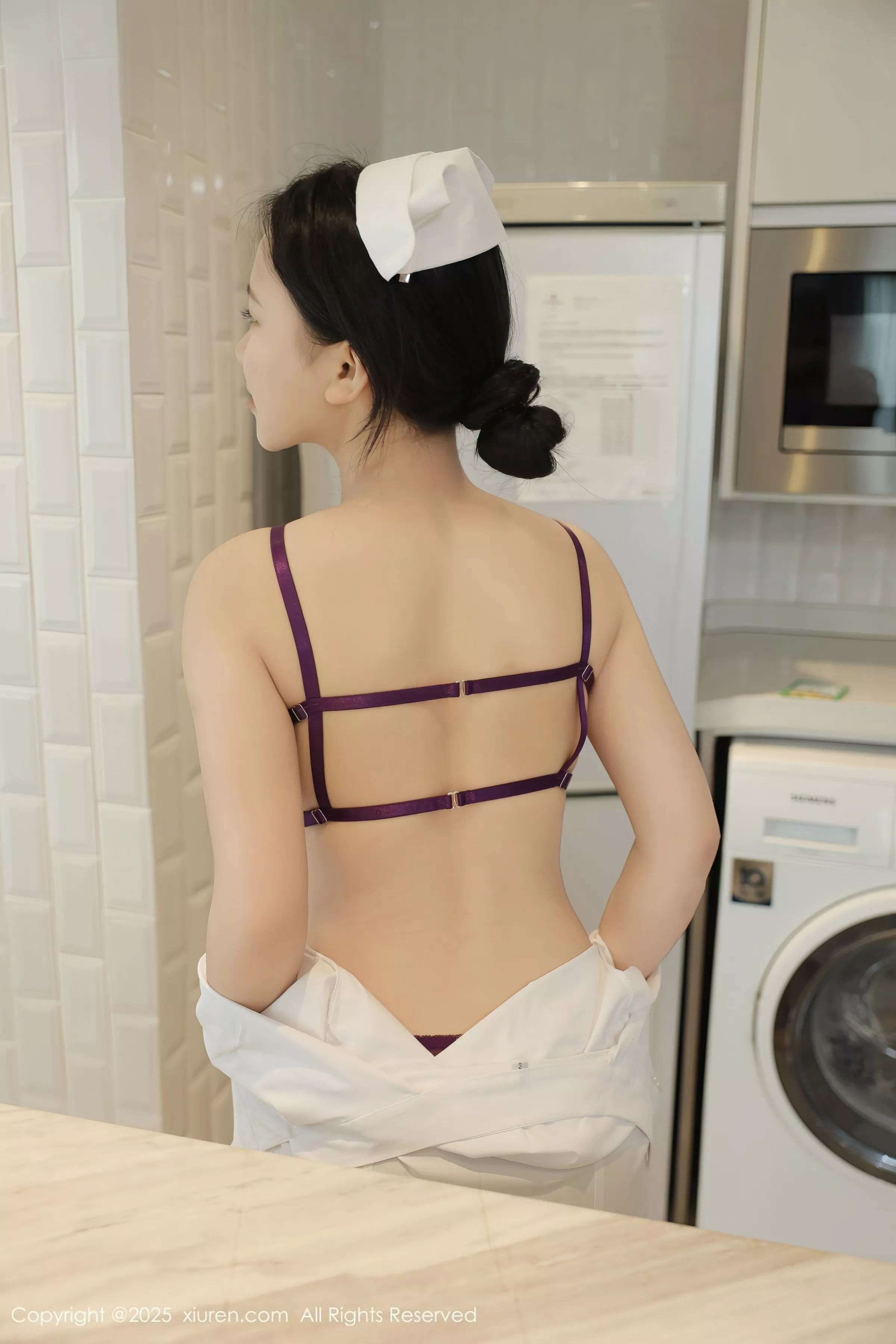 秀人集.com_[XiuRen秀人网]No.10465_模特林嘉馨性感白色护士制服露紫色情趣内衣秀丰腴身材诱惑写真80P