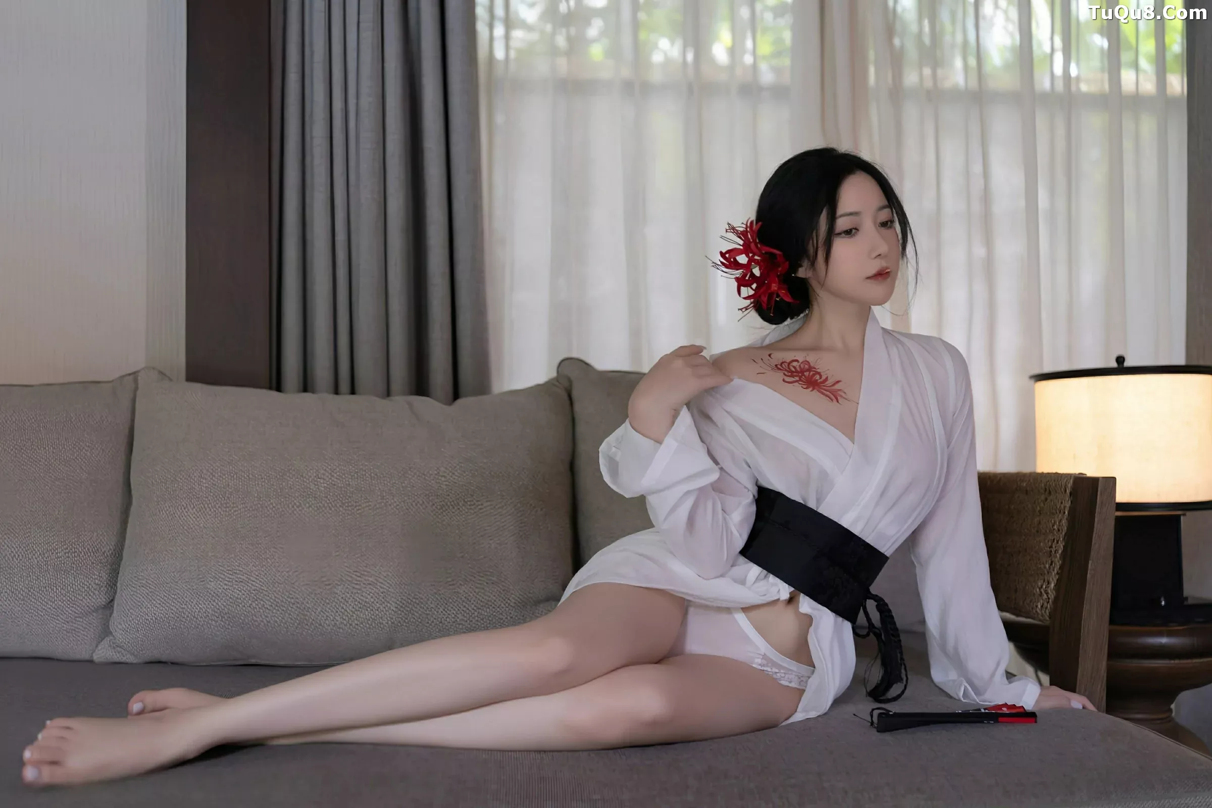 秀人集.com_[XiuRen秀人网]No.10514_模特鱼子酱Fish性感白色薄透服饰配白色丝袜秀曼妙身材诱惑写真80P