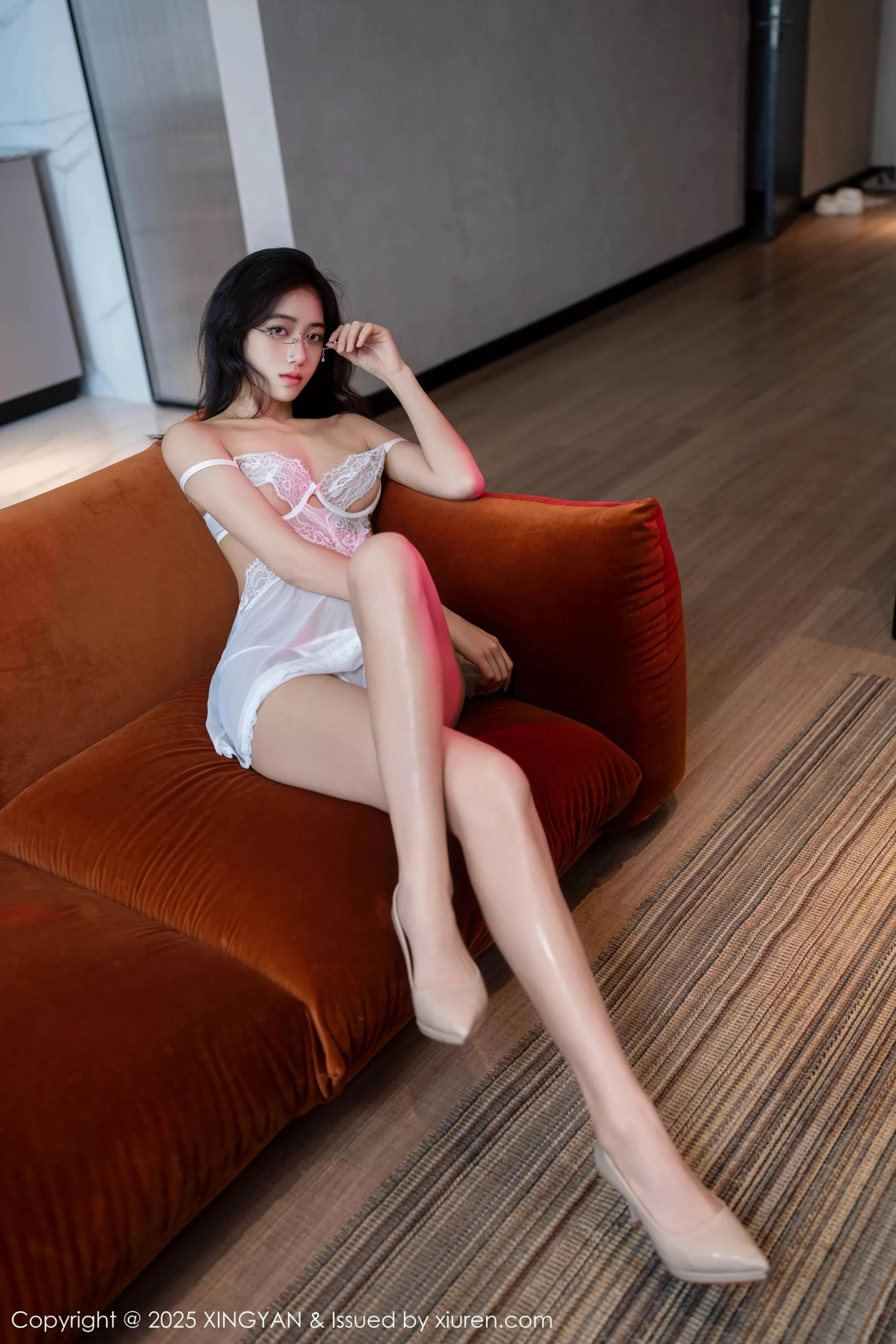 秀人集.com_[XINGYAN星颜社]VOL.358_模特时安安私房性感白色蕾丝情趣睡裙秀柔美身姿惹火诱惑写真79P