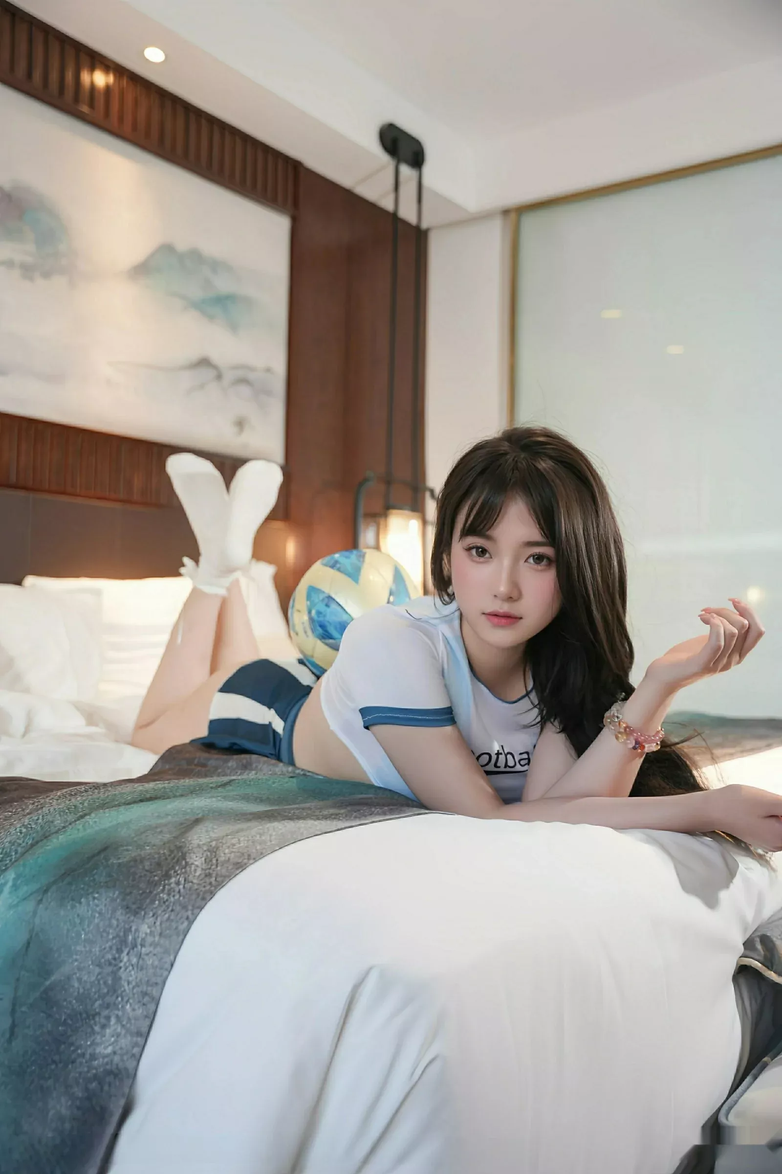 秀人集.com_[XiuRen秀人网]No.10606_模特软情性感半截足球队服配白色腿袜秀曼妙身姿撩人诱惑写真82P