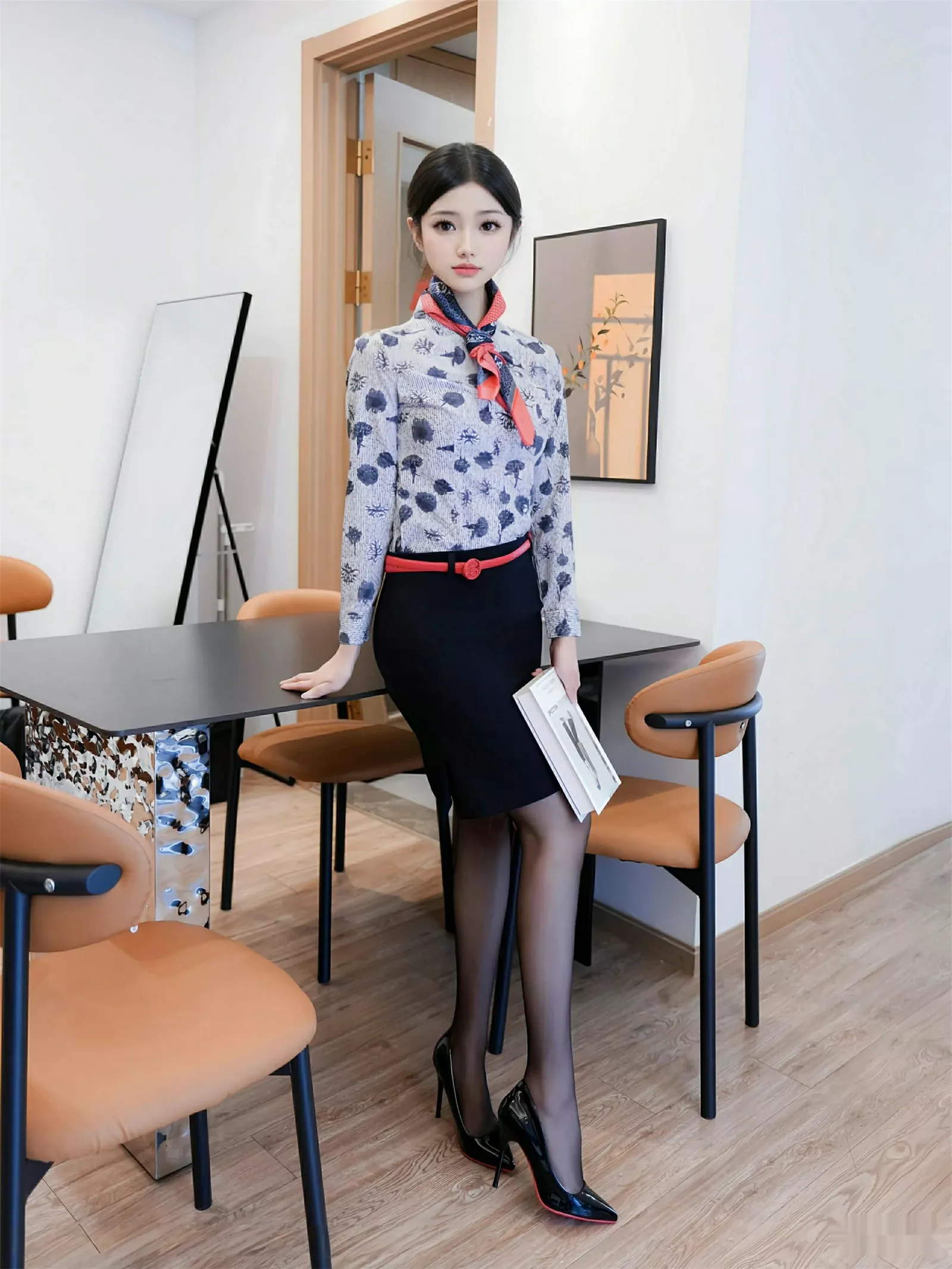 秀人集.com_[XiuRen秀人网]No.10579_模特琉璃ww性感空姐制服配超薄无内黑丝秀凹凸身材撩人诱惑写真79P