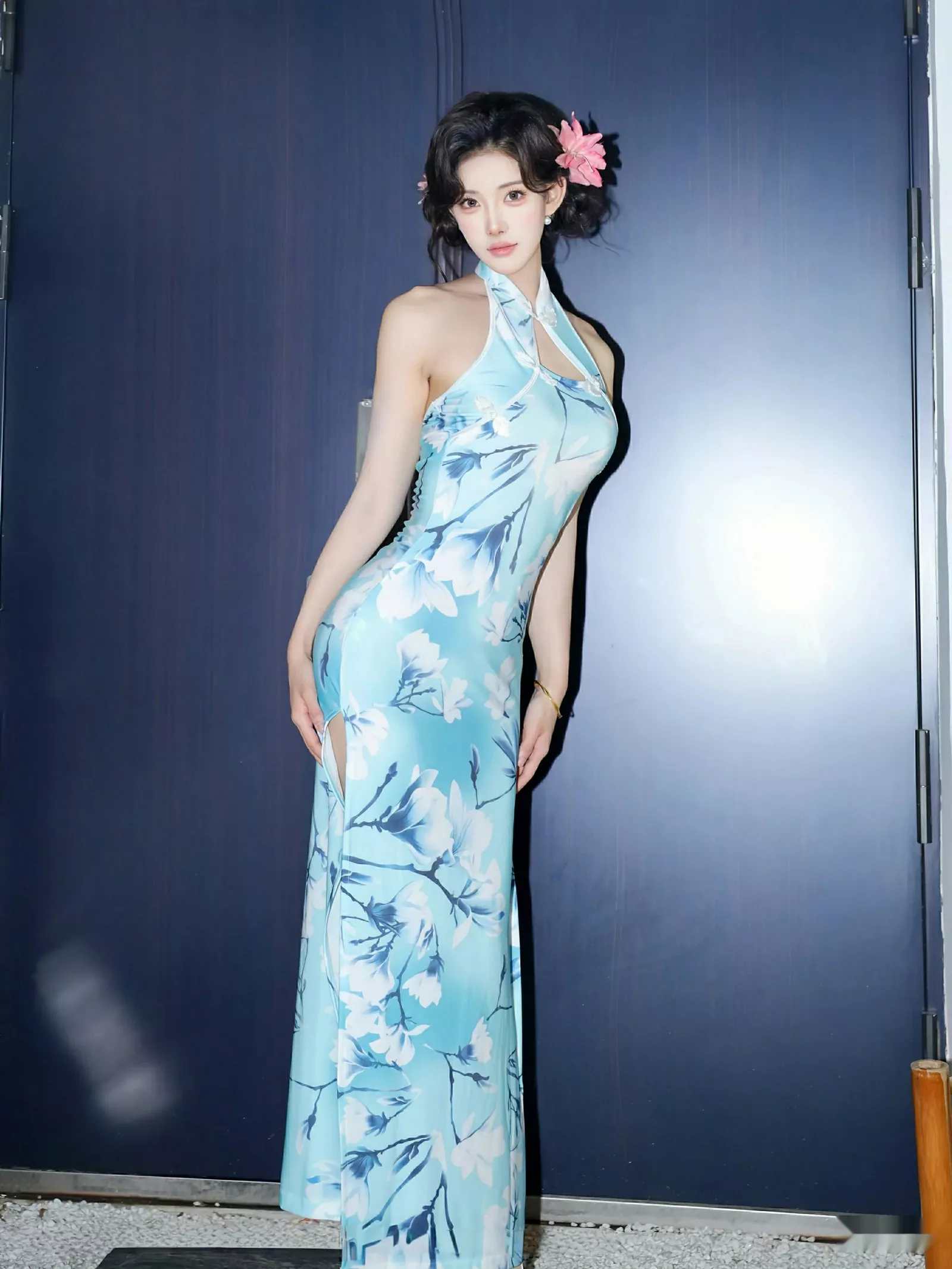 秀人集.com_[XiuRen秀人网]No.10594_模特梨霜儿性感青色情趣旗袍配超薄肉丝秀凹凸身材完美诱惑写真82P