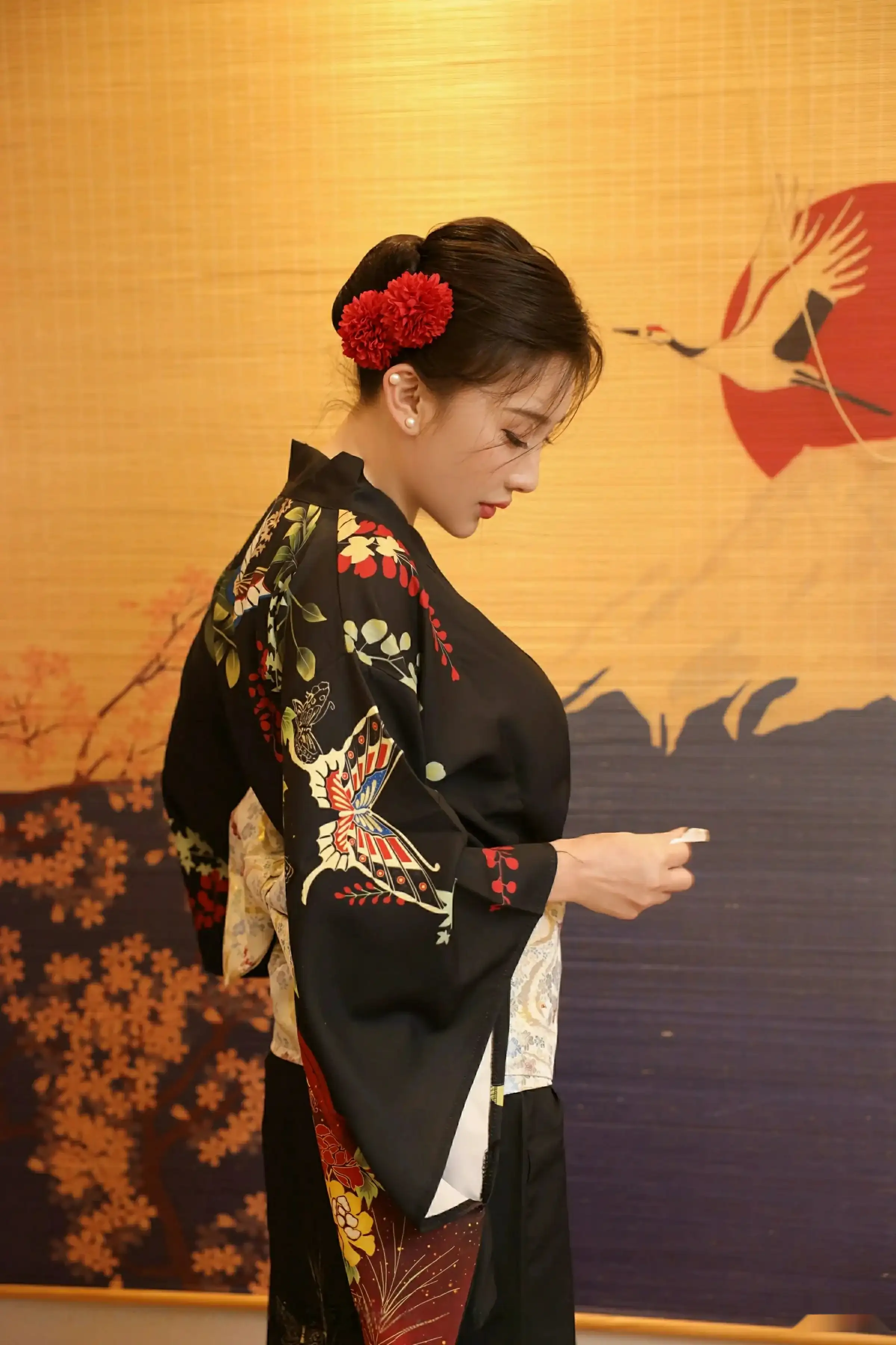 秀人集.com_[XiuRen秀人网]No.10627_模特苏一诺性感日系黑色服饰露红色内衣秀曼妙身材迷人诱惑写真80P