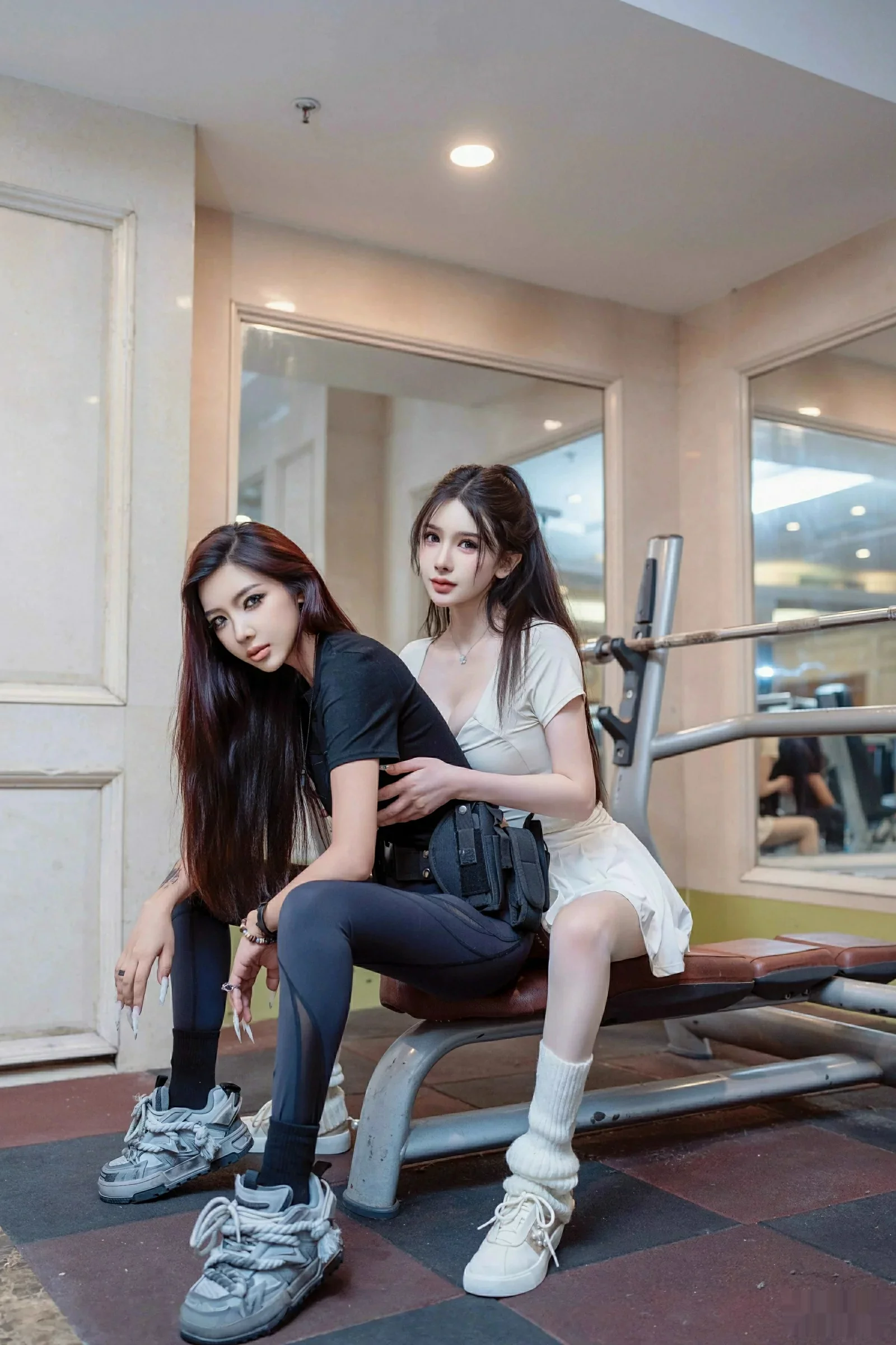 秀人集.com_[XINGYAN星颜社]VOL.408_模特合集女神李丽莎健身房性感服饰秀丰满身材惹火诱惑写真65P