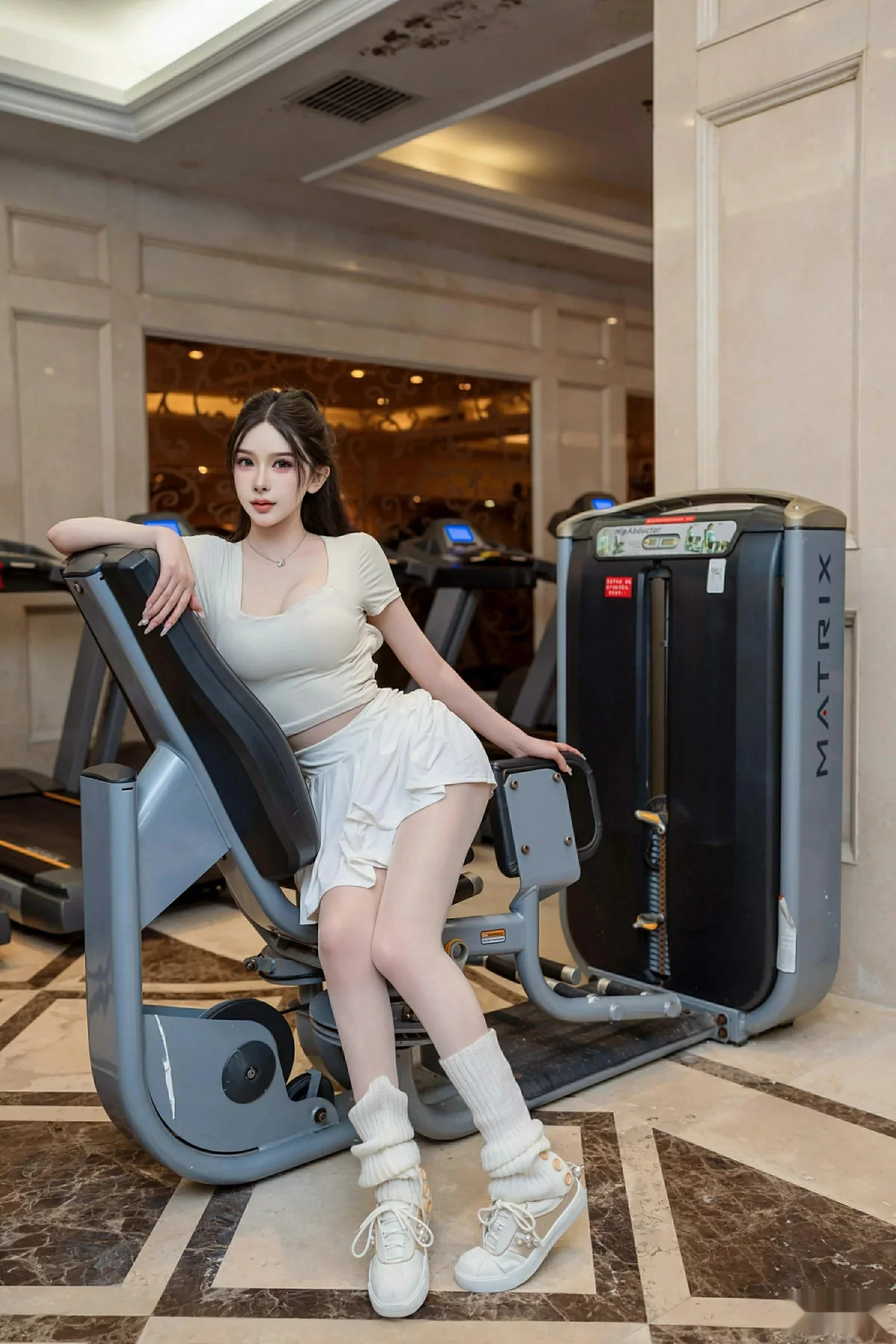 秀人集.com_[XINGYAN星颜社]VOL.408_模特合集女神李丽莎健身房性感服饰秀丰满身材惹火诱惑写真65P