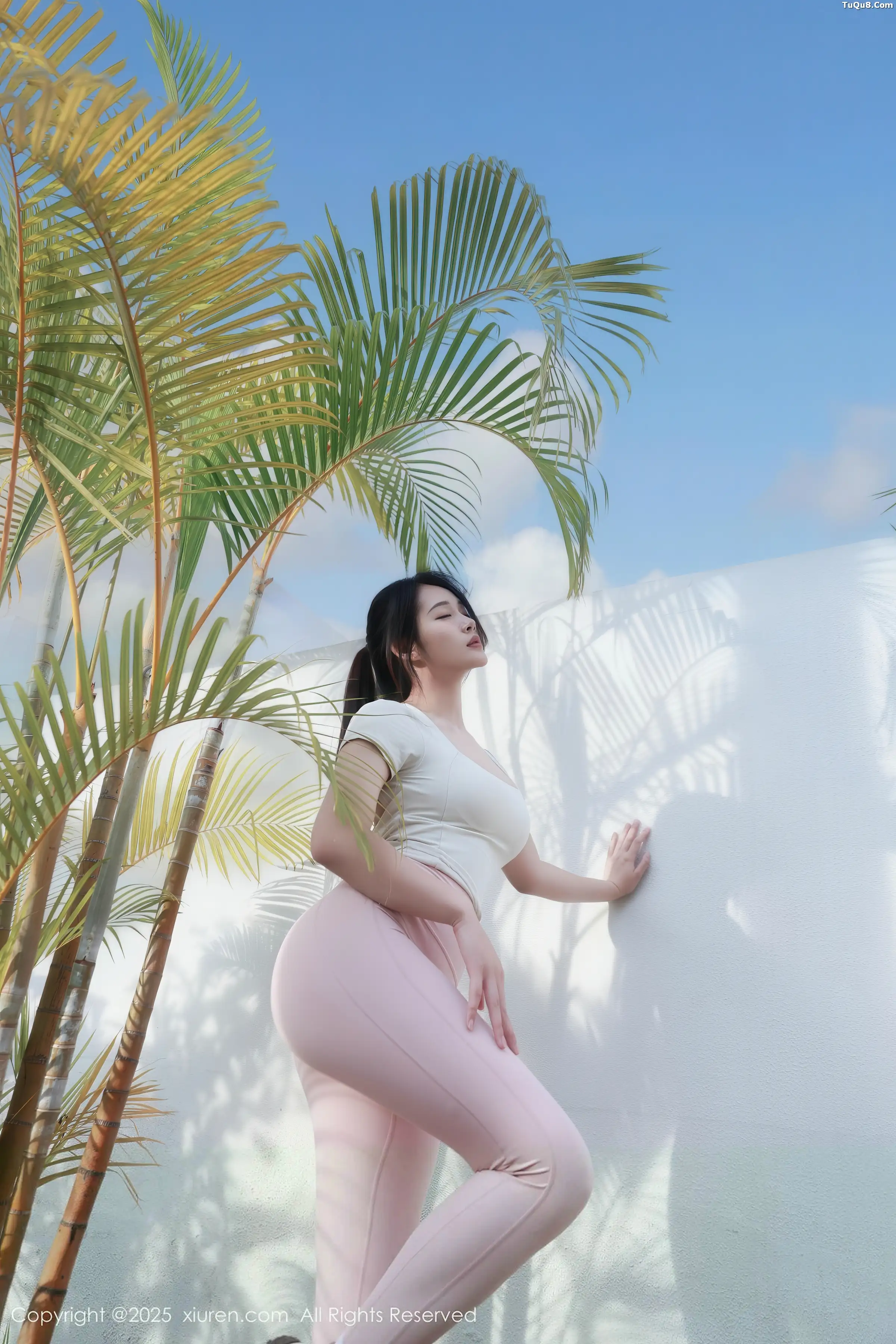 秀人集.com_[XiuRen秀人网]No.11018_模特南乔性感浅色瑜伽服配超薄无内灰丝秀惹火身材撩人诱惑写真80P